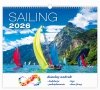 kalendarz ścienny wieloplanszowy Sailing na rok 2026 z logo